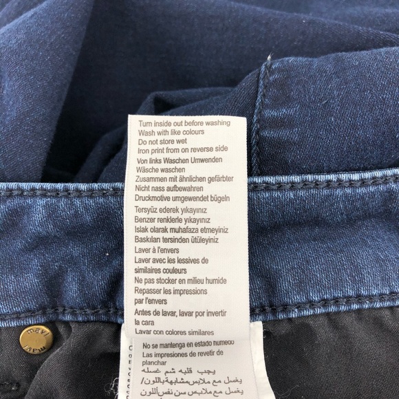 Mavi Blue Alexa Mid Rise Skinny Leg Denim Jeans - Picture 6 of 7